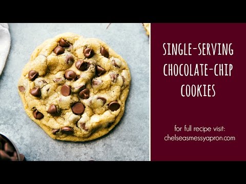 Single-Serving Size Chocolate-Chip Cookies