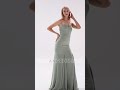 Crepe-Back Satin Spaghetti Strap Bridesmaid Dress