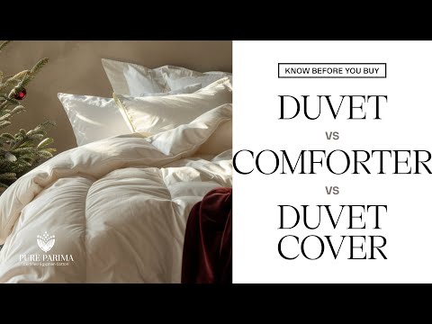 Duvet vs. Comforter vs. Duvet Cover | What's the Difference? | PURE PARIMA