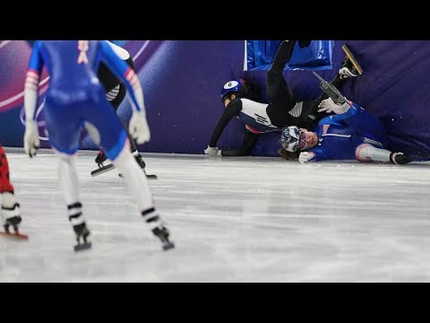 Team USA Crash in Short Track Speed Skating Shocks Canadian Men’s Hockey Team at 2026 Olympics 😱🇨🇦❄️
