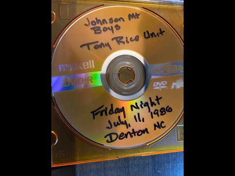 Tony Rice Unit: Home from the Forest, Denton, NC July 11, 1986