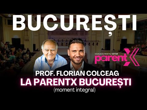 Prof. Florian Colceag with Răzvan Vasile at ParentX Bucharest (full time)