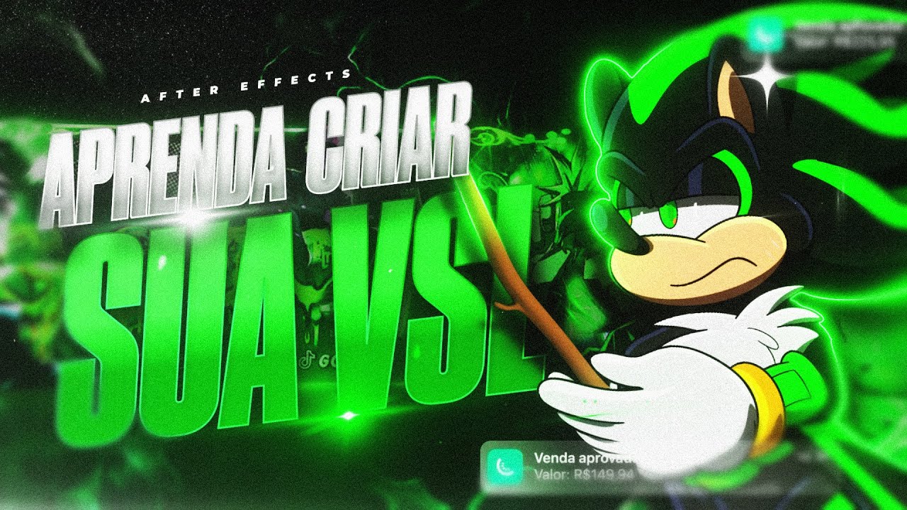 COMO CRIAR VSL (VÍDEO DE VENDAS) PRA CONVERTER! - AFTER EFFECTS