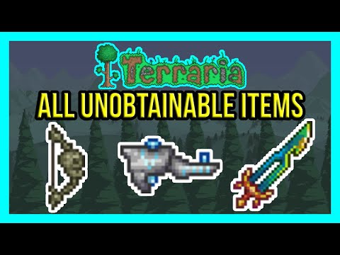 ALL Unobtainable Items in Terraria 1.4.1