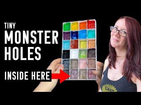 Upcycling an Old Paint Container into Monster Hotels - Cryptids