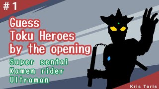 Download lagu Guess Tokusatsu opening #1 - 30 songs [Ultraman - Super Sentai - Kamen Rider] mp3