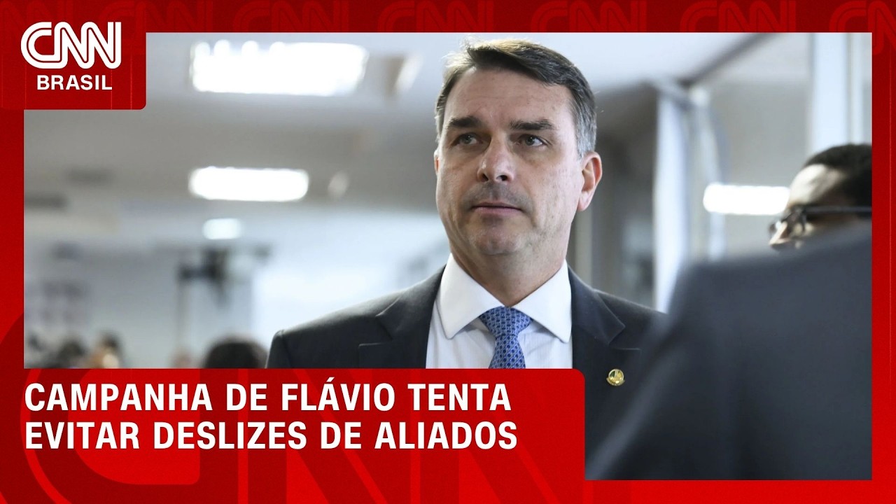 Campanha de Flávio Bolsonaro tenta evitar deslizes de aliados; entenda | CNN PRIME TIME