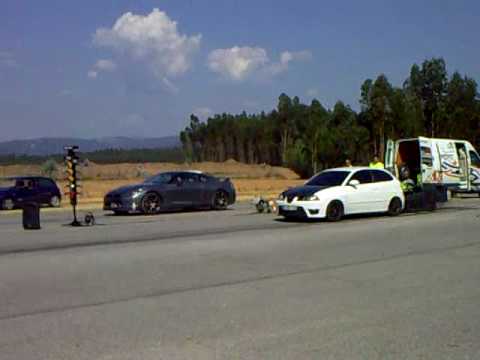Drag Portugal: Nissan GT-R vs. Seat Ibiza TDI