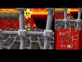 SM64DS TAS LLL Red Hot Log Rolling 10 68 Luigi Some Routes