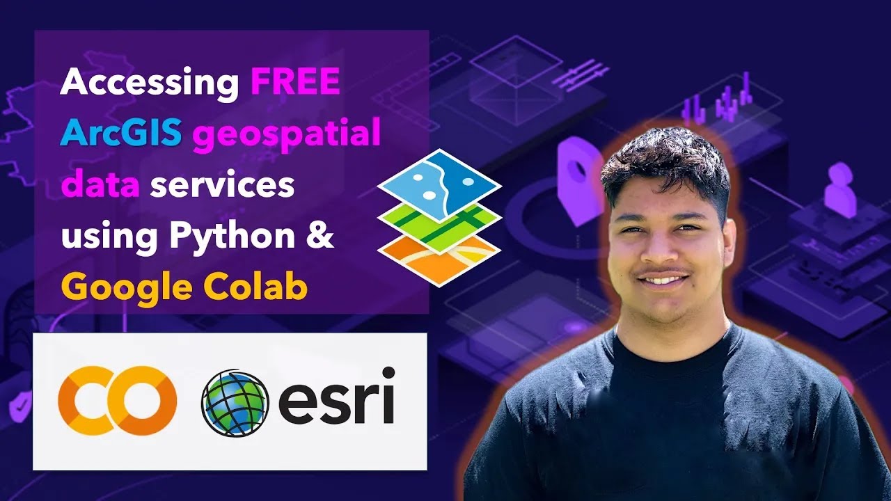 Accessing FREE ArcGIS geospatial data services using Google Colab