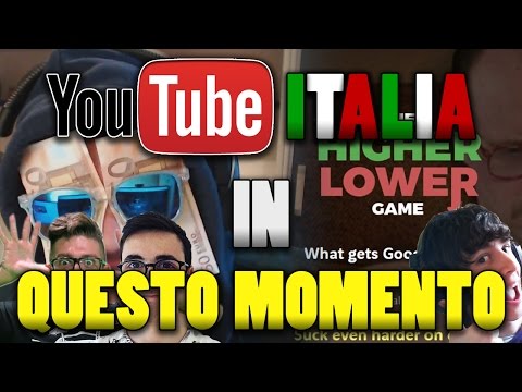 YOUTUBE ITALIA IN QUESTO MOMENTO