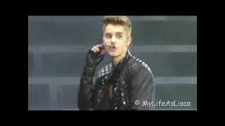 Justin Bieber - Thinking About You (A Cappella) - Madison Square Garden NYC 11 28 12 HD