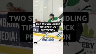 TWO STICKHANDLING TIPS FOR PUCK PROTECTION #hockeycoaching #hockeydevelopment