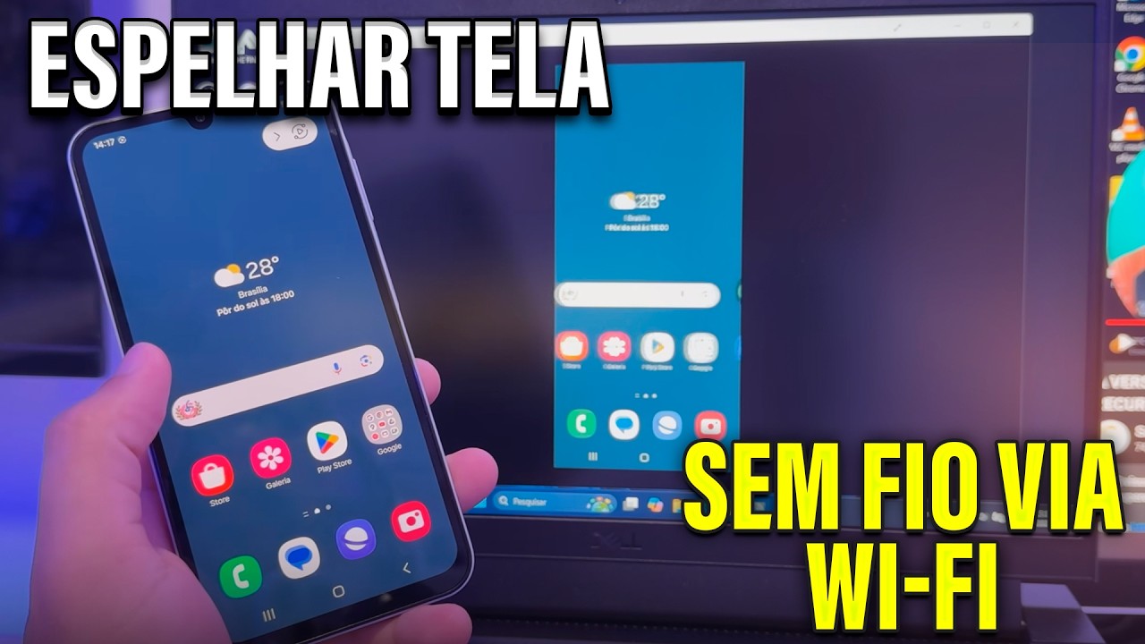 Como Espelhar a Tela do Celular no PC Sem Programas e Sem Fio