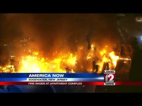 Hundreds displaced in New Jersey apartment building fire