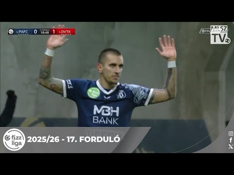 Puskás Akadémia FC – DVTK | 2-1 | (1-1) | Fizz Liga | 17. forduló | MLSZTV