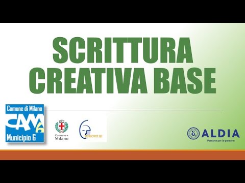 SCRITTURA CREATIVA BASE lezione del 12 dicembre 2020