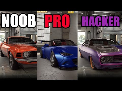 NOOB vs PRO vs HACKER - CSR Racing 2