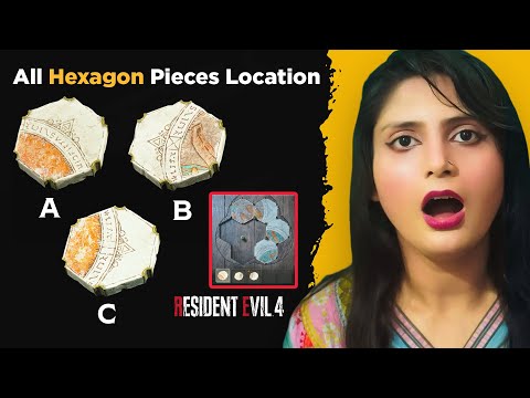 Resident Evil 4 Remake All Hexagon Pieces Locations & Solution in Hardcore & Professional Mode
