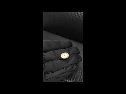 Bass Golden Brass designer fashion ring, US7