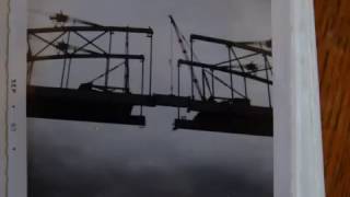 preview picture of video '1964 Port Mann bridge  Construction'