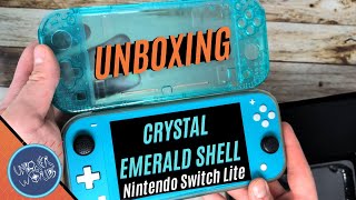 eXtremeRate Crystal Emerald Shell for Nintendo Switch Lite - Let's Unbox it!