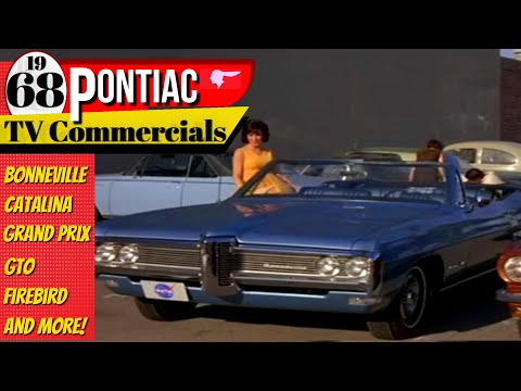BEAUTIFUL ORIGINAL1968 PONTIAC CAR COMMERCIALS IN COLOR!