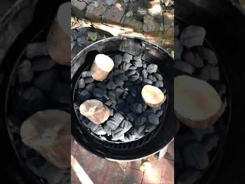 Controlling Temperature in a Weber Kettle Grill - the Snake and Minion Methods