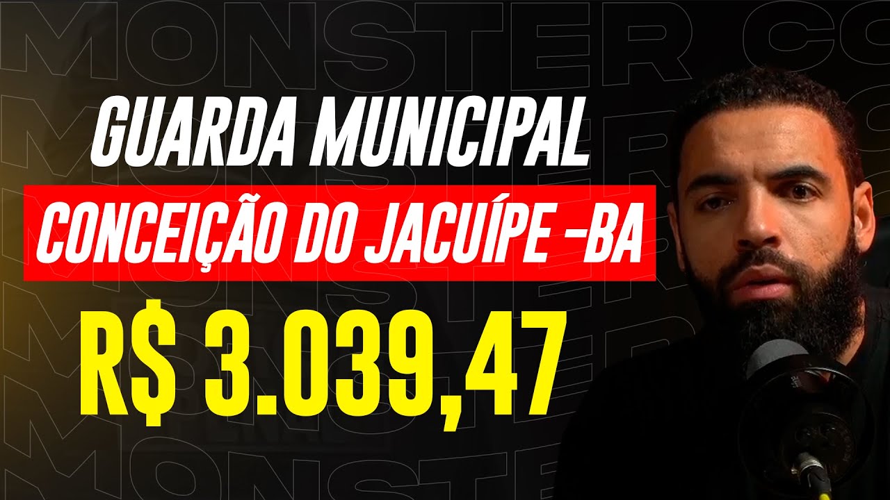 Concurso Guarda Municipal de Conceição do Jacuípe - BA: Tudo que Você Precisa Saber!