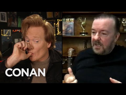 Ricky Gervais Gets Absurd Questions From His Fans - CONAN on TBS