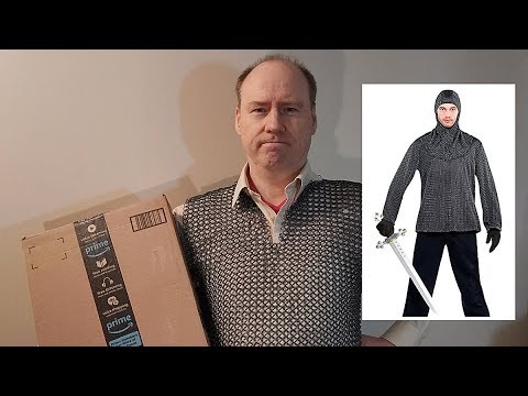 unboxing a cheap Chainmail shirt