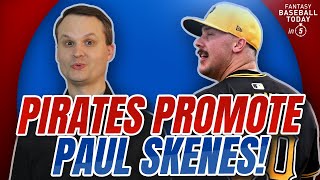 Pirates Promote TOP PROSPECT Paul Skenes! Sell-High in Redraft Leagues? | Fantasy Baseball Advice