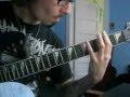Through the eyes of the dead - Force Fed Trauma (guitar cover)