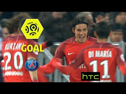 Goal Edinson CAVANI (6') / Girondins de Bordeaux - Paris Saint-Germain (0-3)/ 2016-17