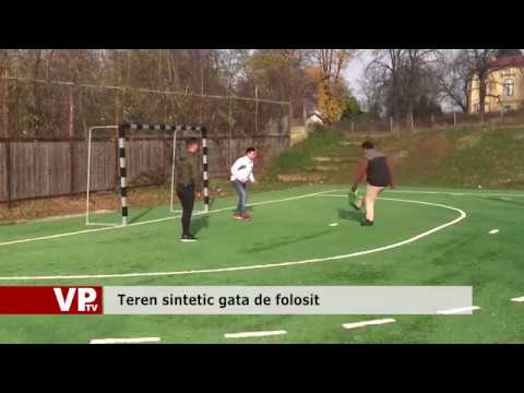 Teren sintetic gata de folosit