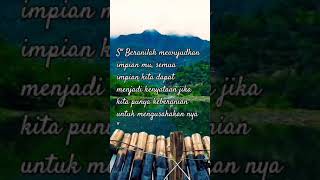 Download lagu Beranikan dirimu wujudkan mimpi #inspirasiharian #jalanhidup #katakatabijak #semangathidupku mp3