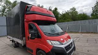 Camion b&acirc;ch&eacute; < 3.5t Fiat Ducato 250, HYDRAULICK&Eacute; ČELO, EURO 6, 8 PALET, SHRNOVAC&Iacute; PLACHTA | Image 4 - Autoline