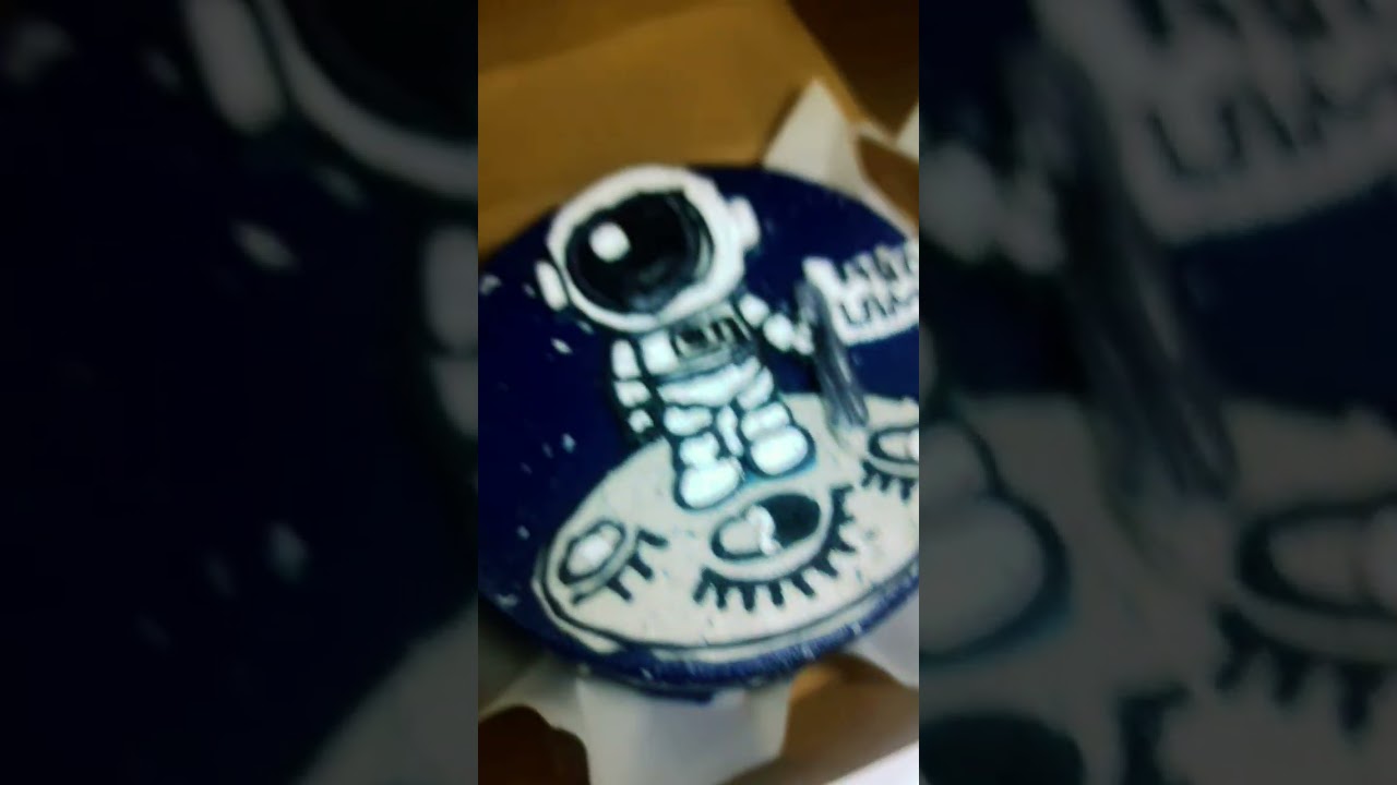 Astronaut Cake! 🚀🌌 Would YOU Take a Bite of the Moon