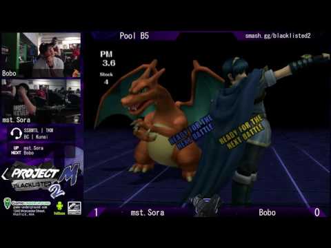 Blacklisted 2 Pools - mst | Sora (Marth) vs. Bobo (Charizard, Ivysaur)