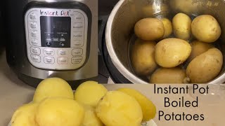 How to Boil Potatoes in Instant Pot | Quick + Easy way to Cook Potatoes in Instant Pot