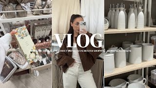DAILY VLOG 🍂 manchester solo shopping day, trying my first blank street & mini haul
