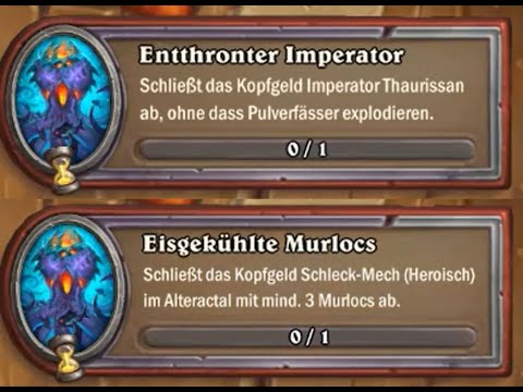 Hearthstone Söldnermodus #100 N'Zoth Event Imperator Thaurissan und Schleckmech