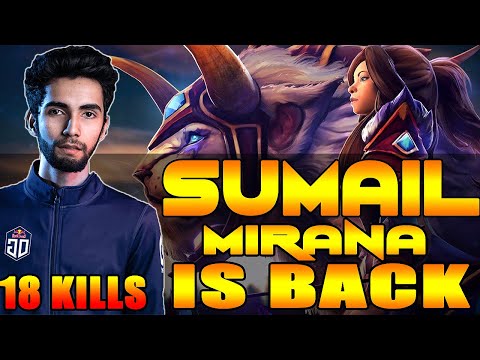 Sumail Mirana Mid is Back 14 Min Godlike Monster Destroying Pubs No Mercy 7.27D Dota 2 Gameplay
