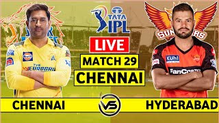 IPL Live: Chennai Super Kings v Sunrisers Hyderabad Live Scores | CSK v SRH Live Scores & Commentary