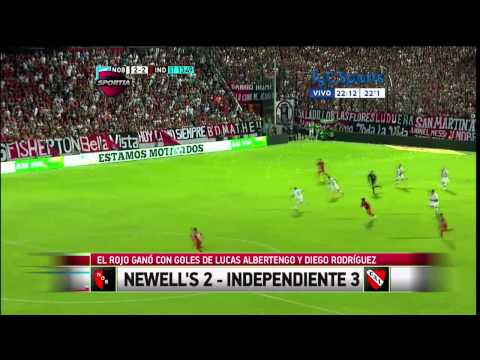 Primera División 2015 | Fecha 01 | Newell's 2 - 3 Independiente | Resumen TyC Sports
