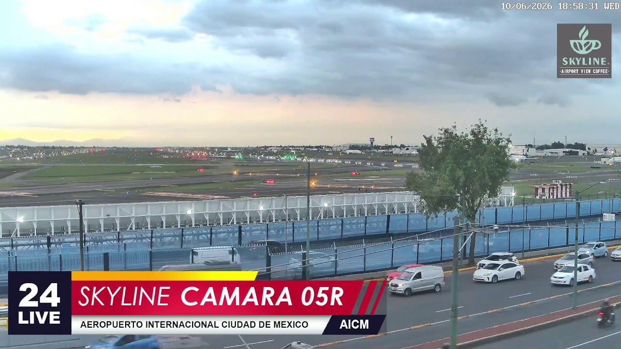 Live webcam view of AICM Runway 05R Plane Spotting