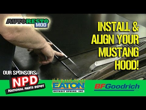 How To Classic Mustang Hood Alignment Episode 293 Autorestomod
