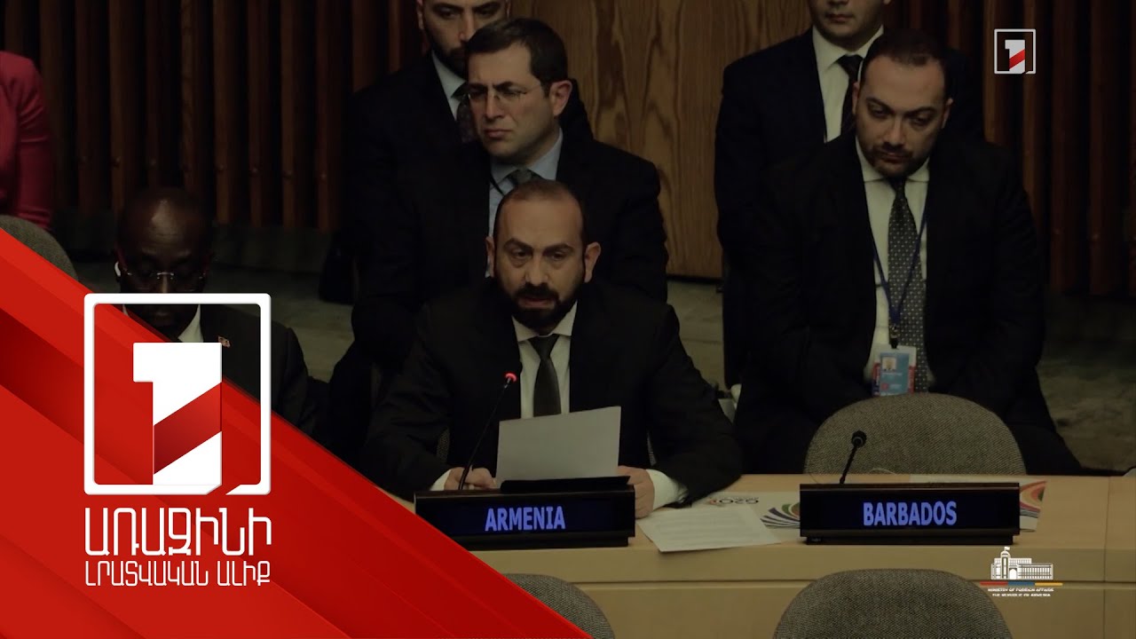 Կայուն զարգացման հնարավոր չէ հասնել առանց տևական խաղաղության հաստատման. ՀՀ ԱԳ նախարարի ելույթը