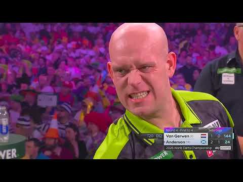 GARY ANDERSON VS MICHAEL VAN GERWEN HIGHLIGHTS 2026 WORLD DARTS CHAMPIONSHIP ALLY PALLY UK