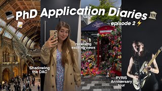 PHD APPLICATION DIARIES 👩🏻‍💻 Shadowing Experience, PVRIS Manchester concert & some BIG news! ⚡️